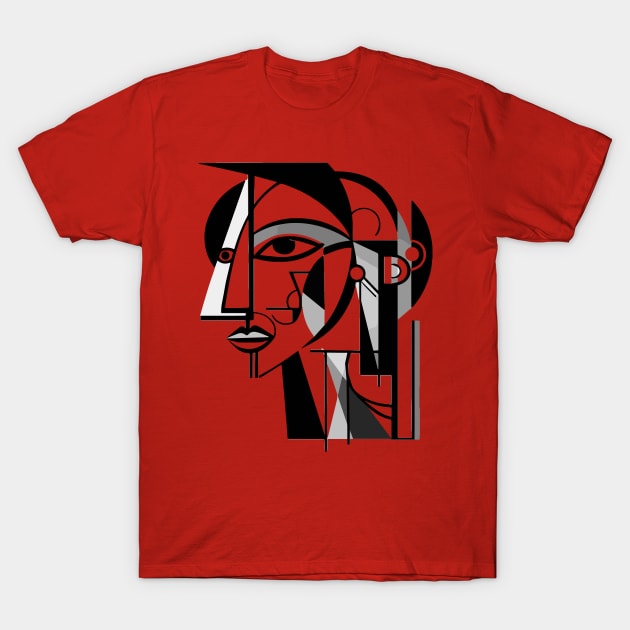 Cubist Woman T-Shirt by n23tees